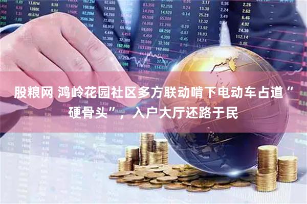 股粮网 鸿岭花园社区多方联动啃下电动车占道“硬骨头”,入户大厅还路于民